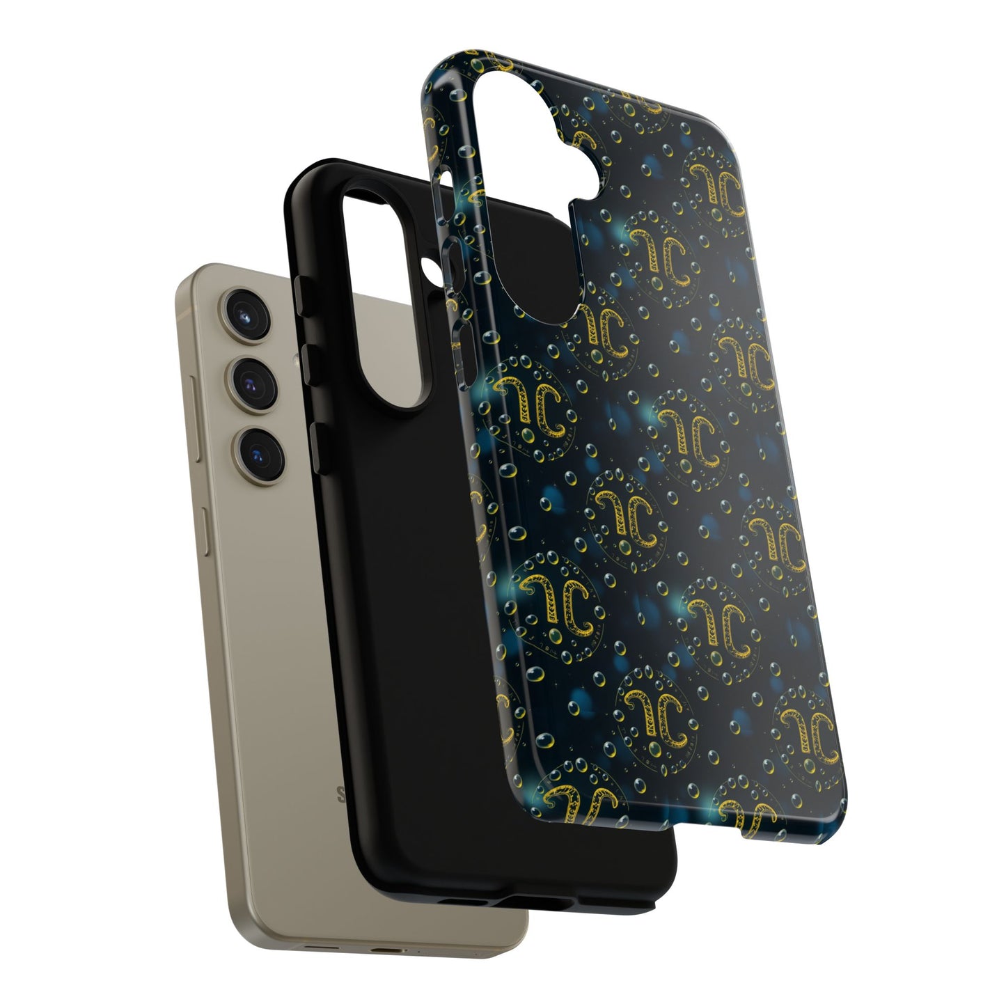 Tough Cases, Aquarius, Zodiac v2, Bubble Pattern