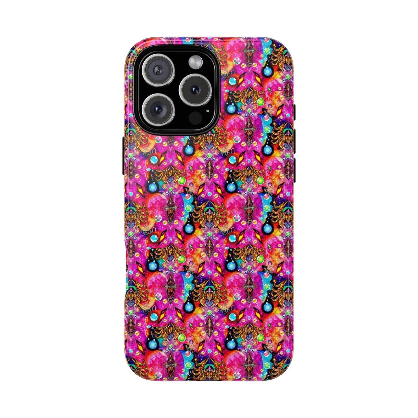 Tough Cases, Scorpio, Zodiac v1, Bubble Pattern