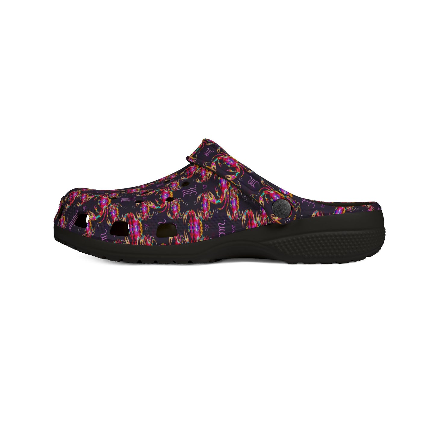 EVA Foam Rubber Shoes, (AOP), Cancer, Zodiac v4, Pattern
