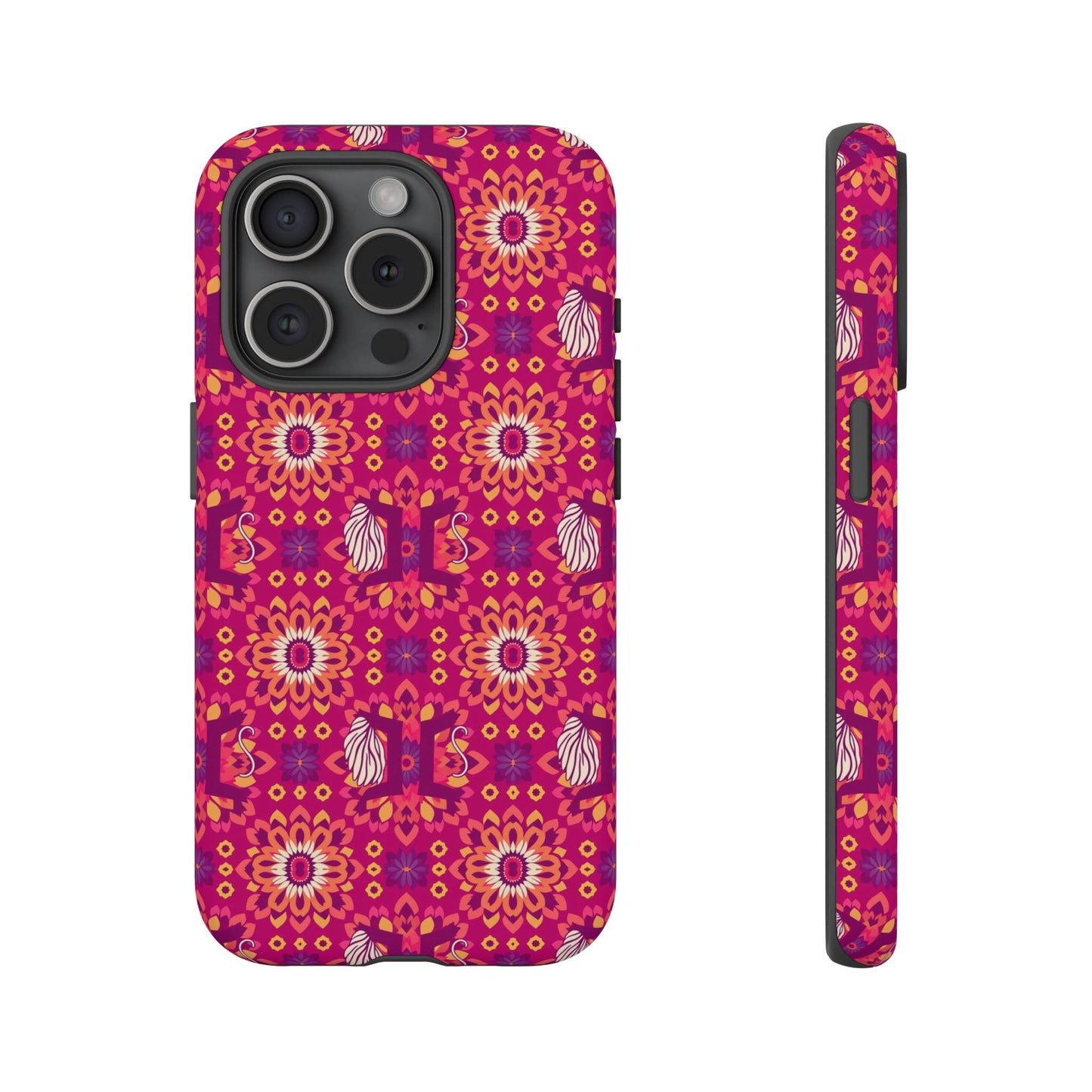 Tough Cases, Gemini, Zodiac v1, Flower Pattern