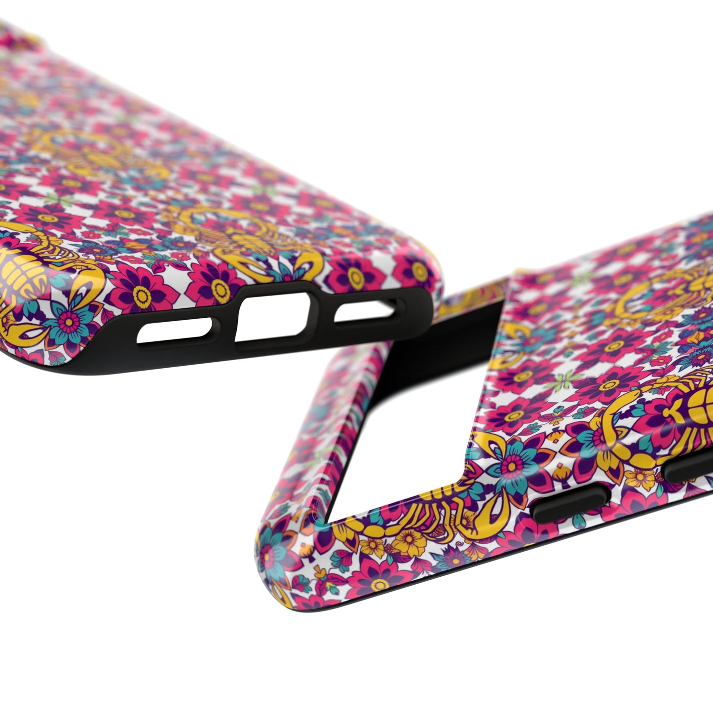 Tough Cases, Scorpio, Zodiac v2, Flower Pattern