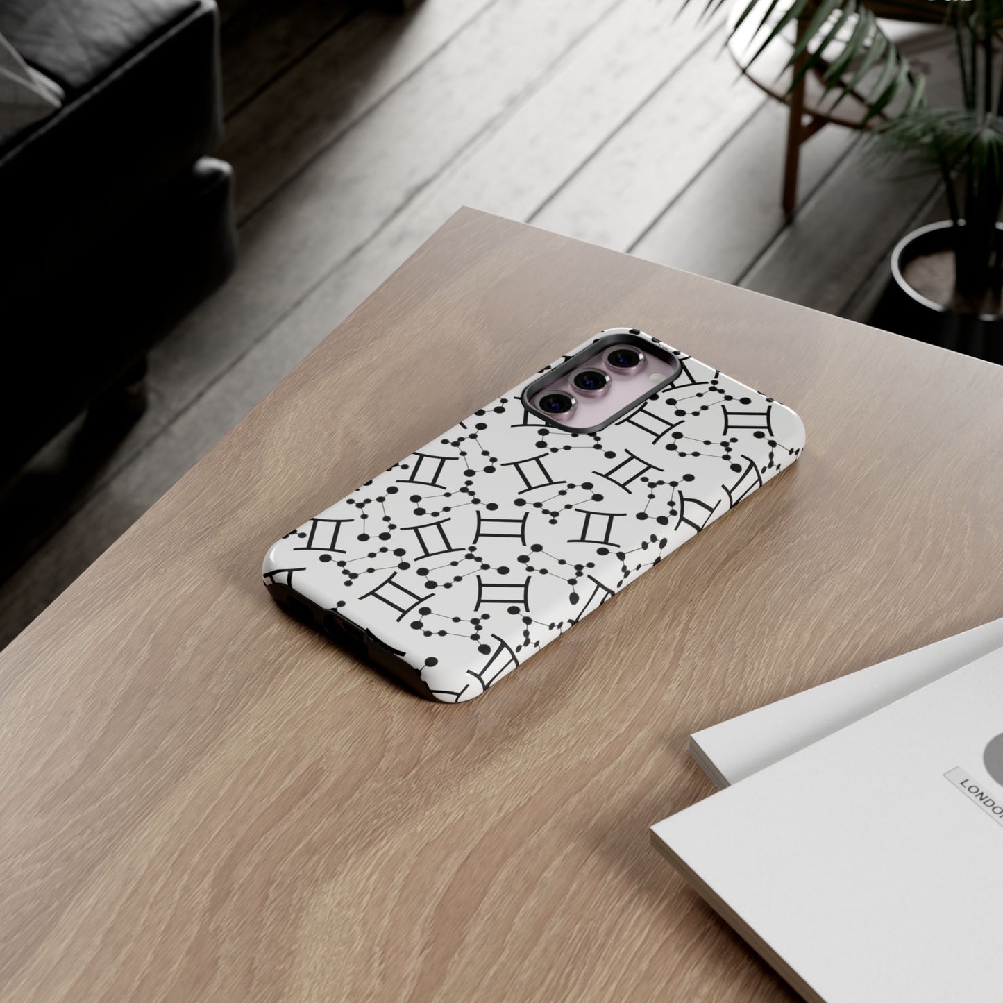 Tough Cases with the Gemini Zodiac sign for iPhone, Samsung Galaxy, and Google Pixel devices
