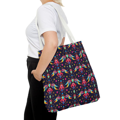 Tote Bag (AOP), Virgo, Zodiac v1, Jewel Pattern