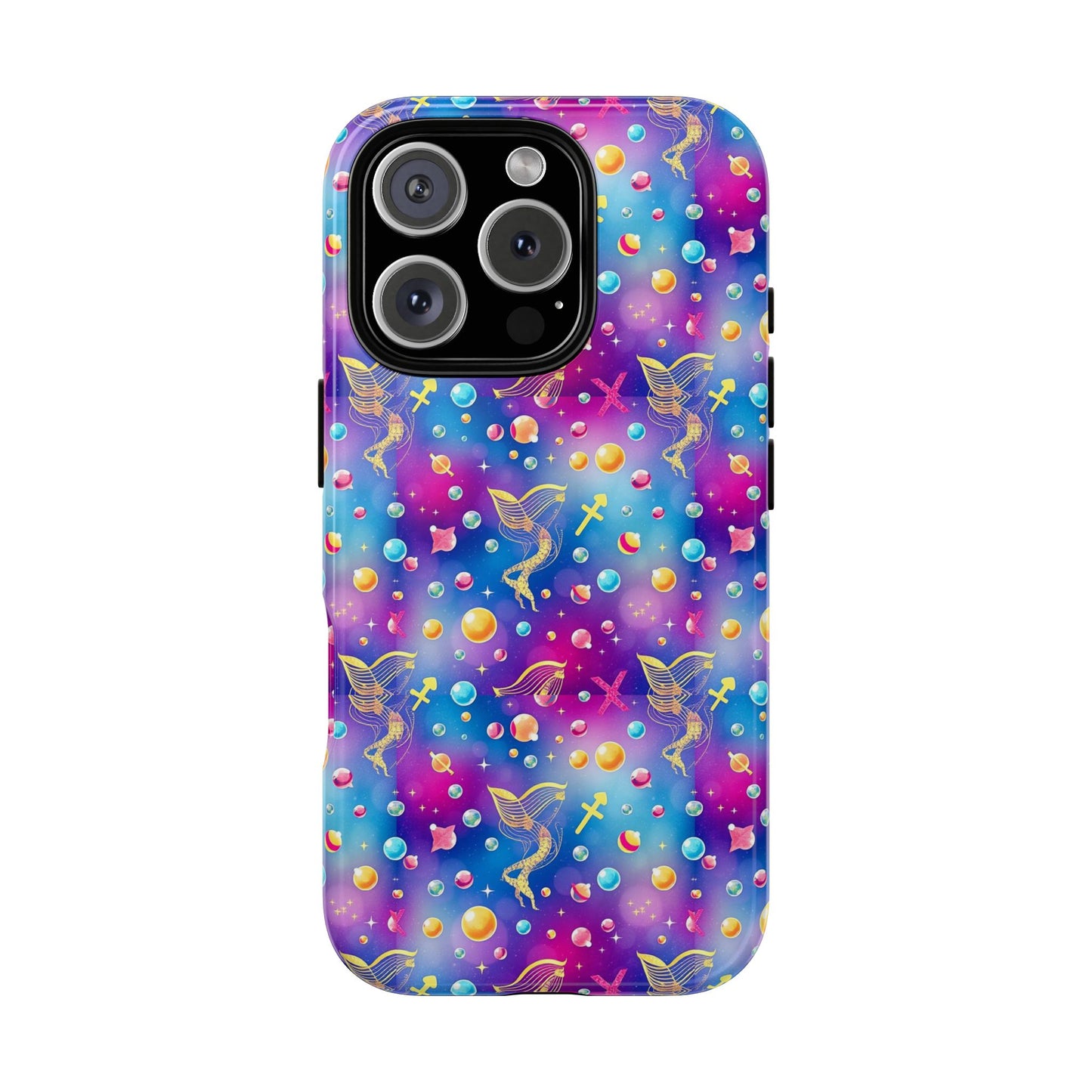 Tough Cases, Sagittarius, Zodiac v3, Bubble Pattern