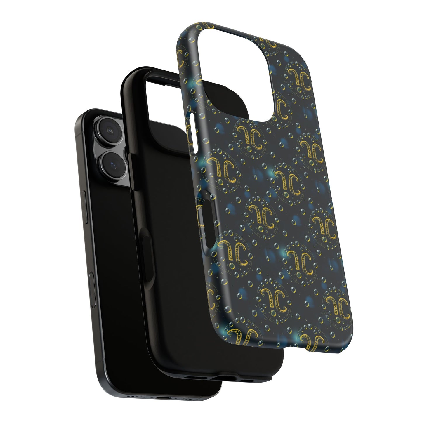 Tough Cases, Aquarius, Zodiac v2, Bubble Pattern