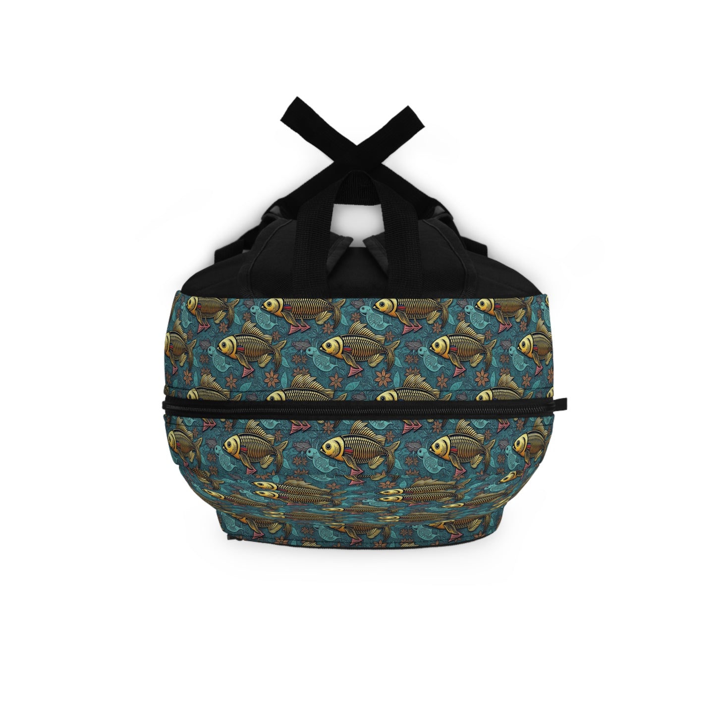 Backpack, Pisces, Zodiac v1, Metal Pattern