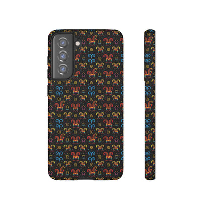 Tough Cases, Aries, Zodiac v1, Metal Pattern