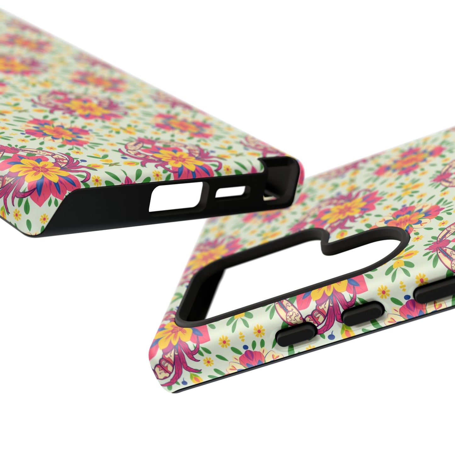 Tough Cases, Cancer, Zodiac v3, Flower Pattern