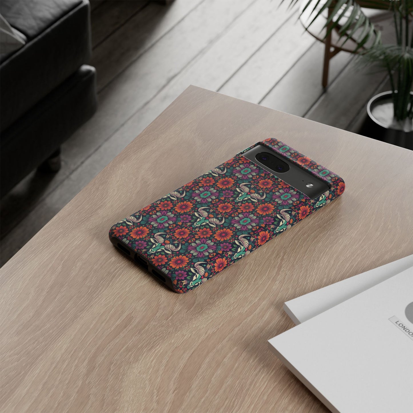 Tough Cases, Taurus, Zodiac v4, Flower Pattern