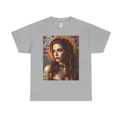 Unisex Heavy Cotton T-Shirt, Sagittarius, Zodiac, Sexy Art