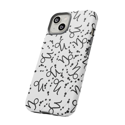 Tough Cases with the Capricorn Zodiac sign for iPhone, Samsung Galaxy, and Google Pixel devices