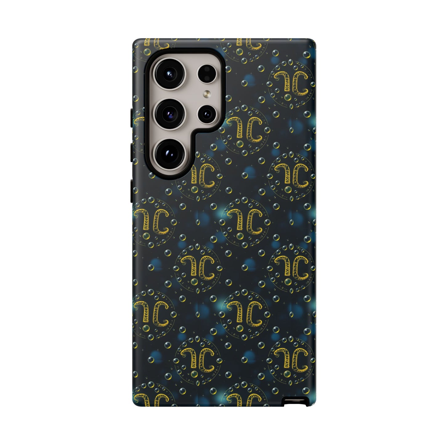 Tough Cases, Aquarius, Zodiac v2, Bubble Pattern