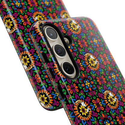 Tough Cases, Capricorn, Zodiac v2, Flower Pattern