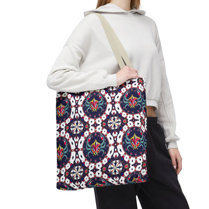 Tote Bag (AOP), Scorpio, Zodiac v1, Jewel Pattern