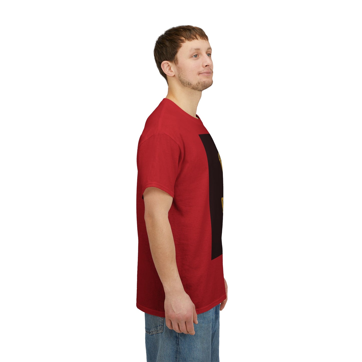Unisex Heavy Cotton T-Shirt, Capricorn God, Zodiac Design