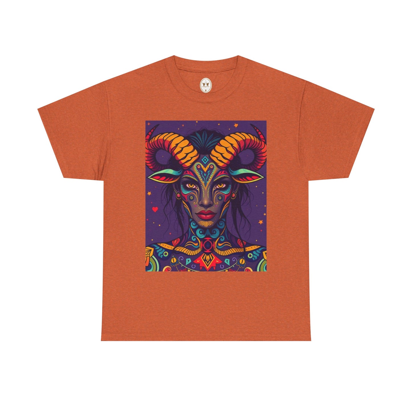 Unisex Heavy Cotton T-Shirt, Taurus, Zodiac v3, Sexy Art