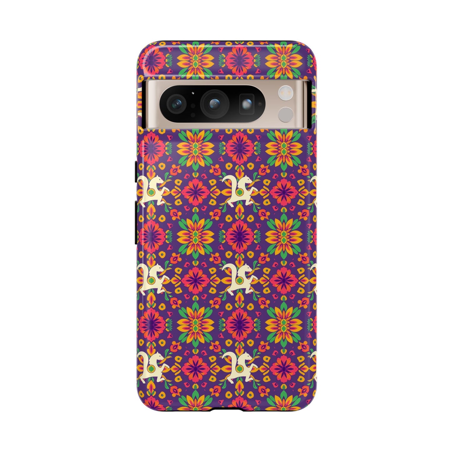 Tough Cases, Aquarius, Zodiac v1, Flower Pattern