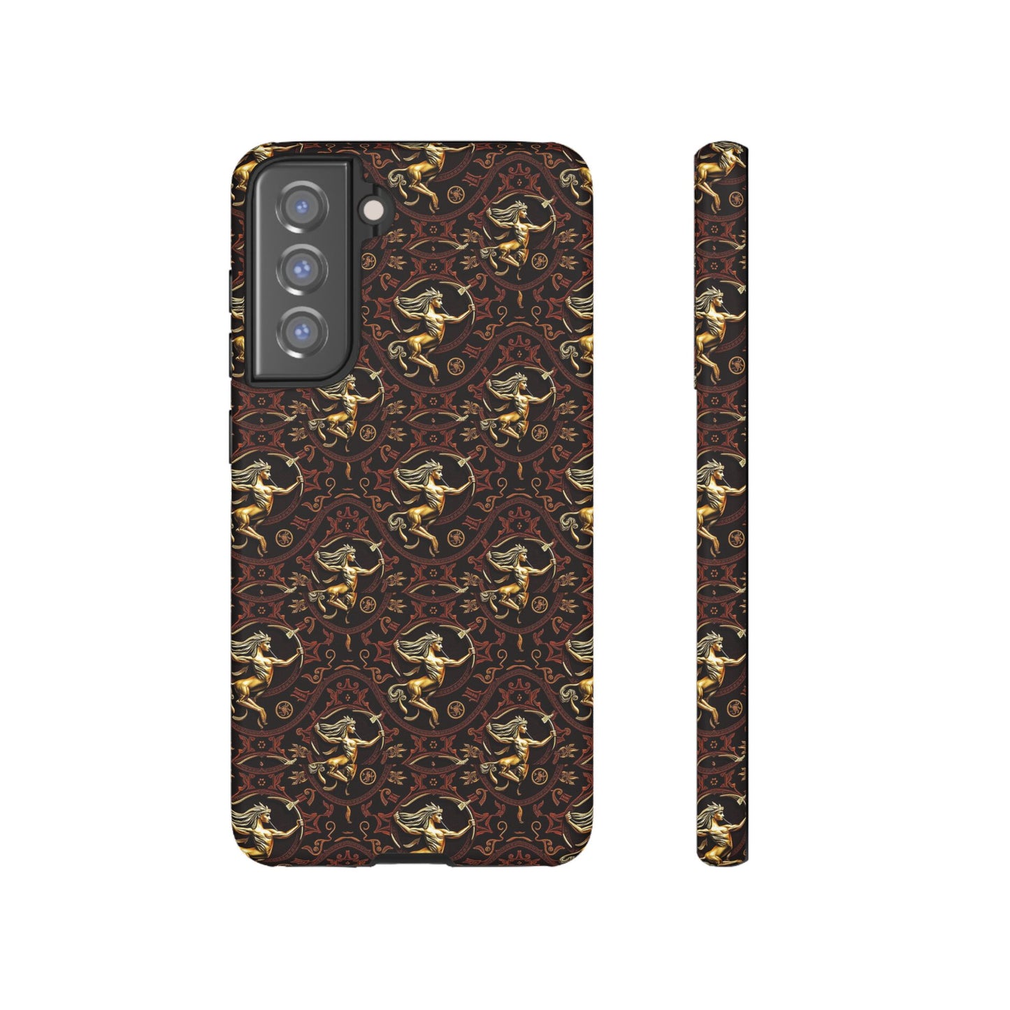 Tough Cases, Sagittarius, Zodiac, Metal Pattern