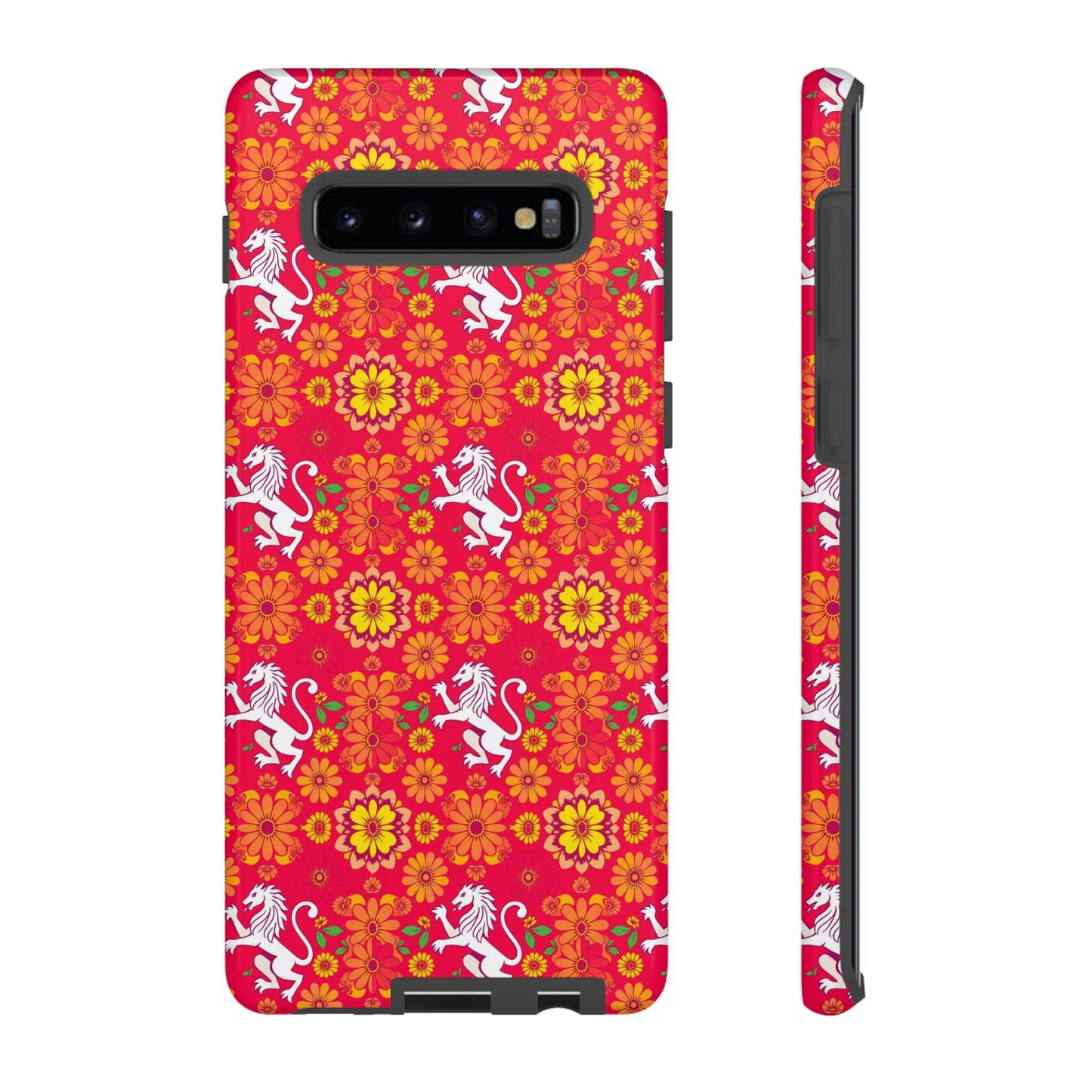 Tough Cases, Leo, Zodiac v4, Flower Pattern