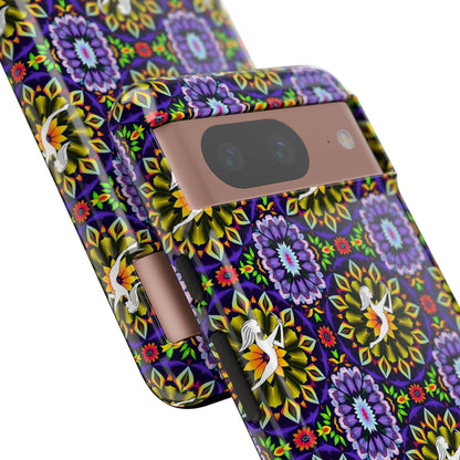 Tough Cases, Sagittarius, Zodiac v1, Flower Pattern