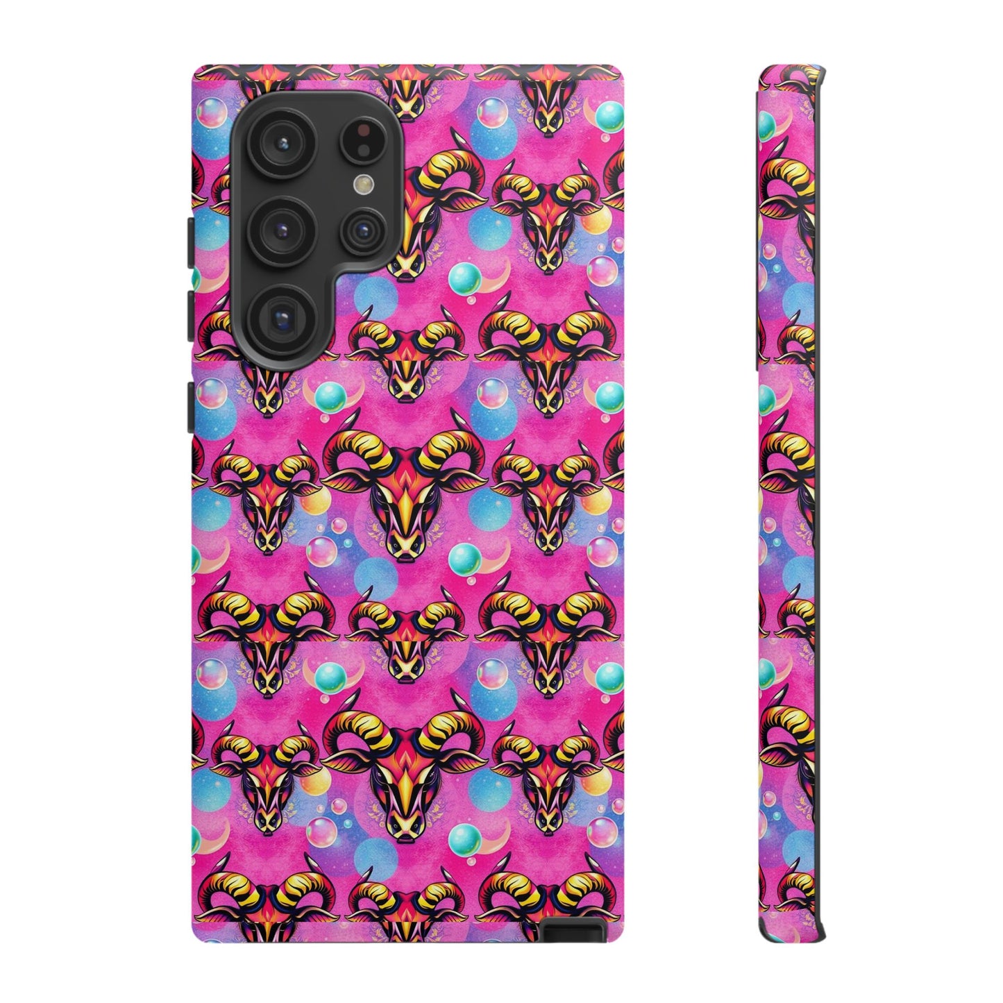 Tough Cases, Taurus, Zodiac, Bubble Pattern