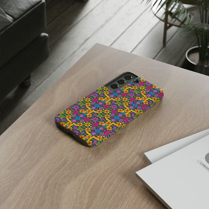 Tough Cases, Gemini, Zodiac v3, Flower Pattern