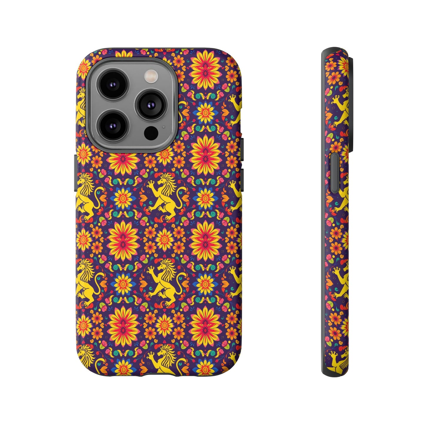 Tough Cases, Leo, Zodiac, Flower Pattern