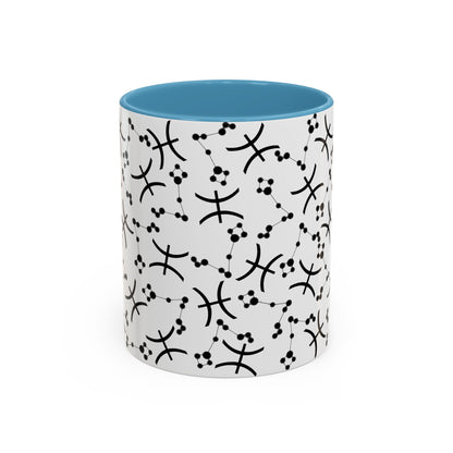 Accent Coffee Mug with the Pisces sign (11, 15oz)