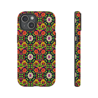 Tough Cases, Aries, Zodiac v4, Flower Pattern