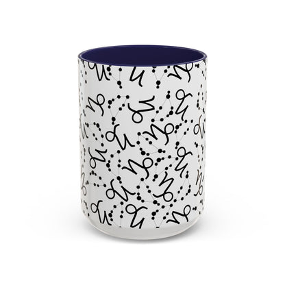 Accent Coffee Mug with the Capricorn sign (11, 15oz)