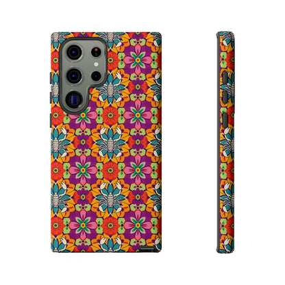 Tough Cases, Scorpio, Zodiac v3, Flower Pattern