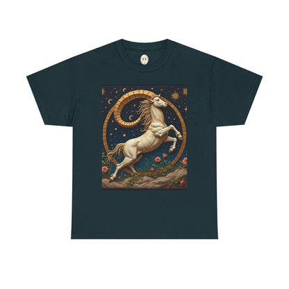 Unisex Heavy Cotton T-Shirt, Aries Animal. Zodiac Design