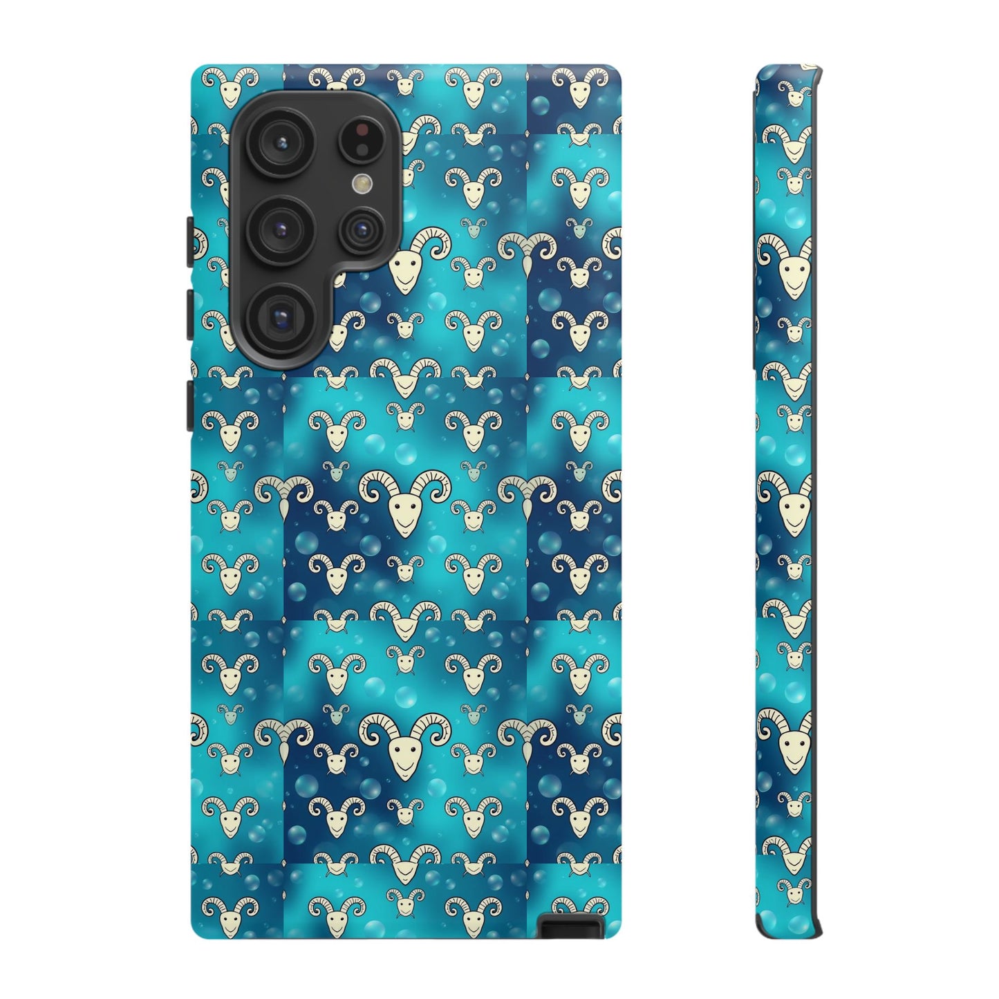 Tough Cases, Aries, Zodiac v1, Bubble Pattern