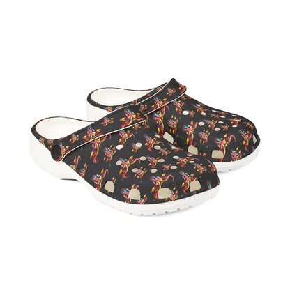 EVA Foam Rubber Shoes, (AOP), Taurus, Zodiac v3, Pattern