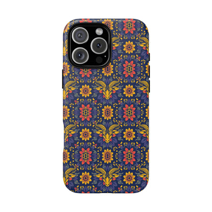 Tough Cases, Taurus, Zodiac v3, Flower Pattern