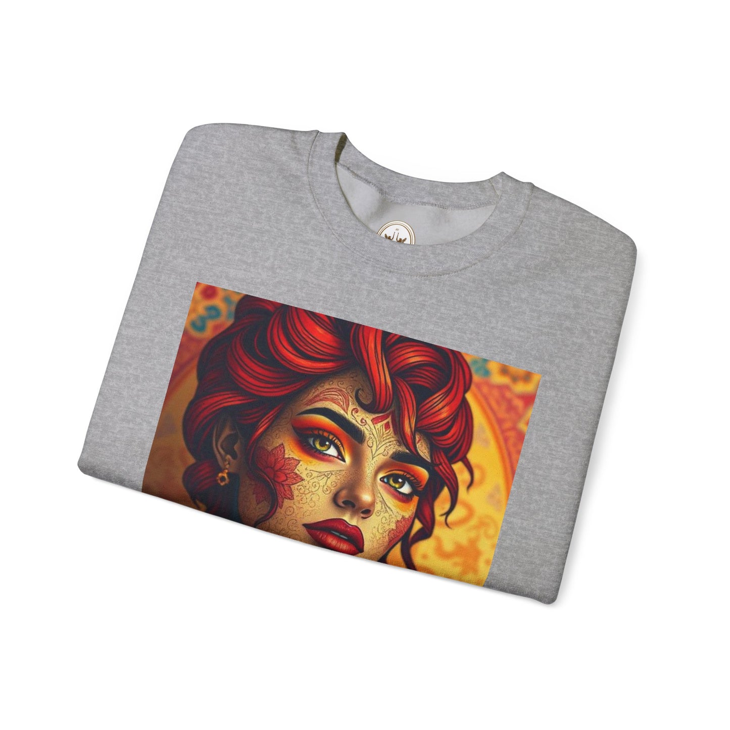 Unisex Heavy Blend™ Crewneck Sweatshirt, Aquarius, Zodiac v2, Sexy Pattern