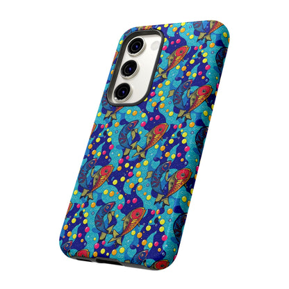 Tough Cases, Pisces, Zodiac v2, Bubble Pattern