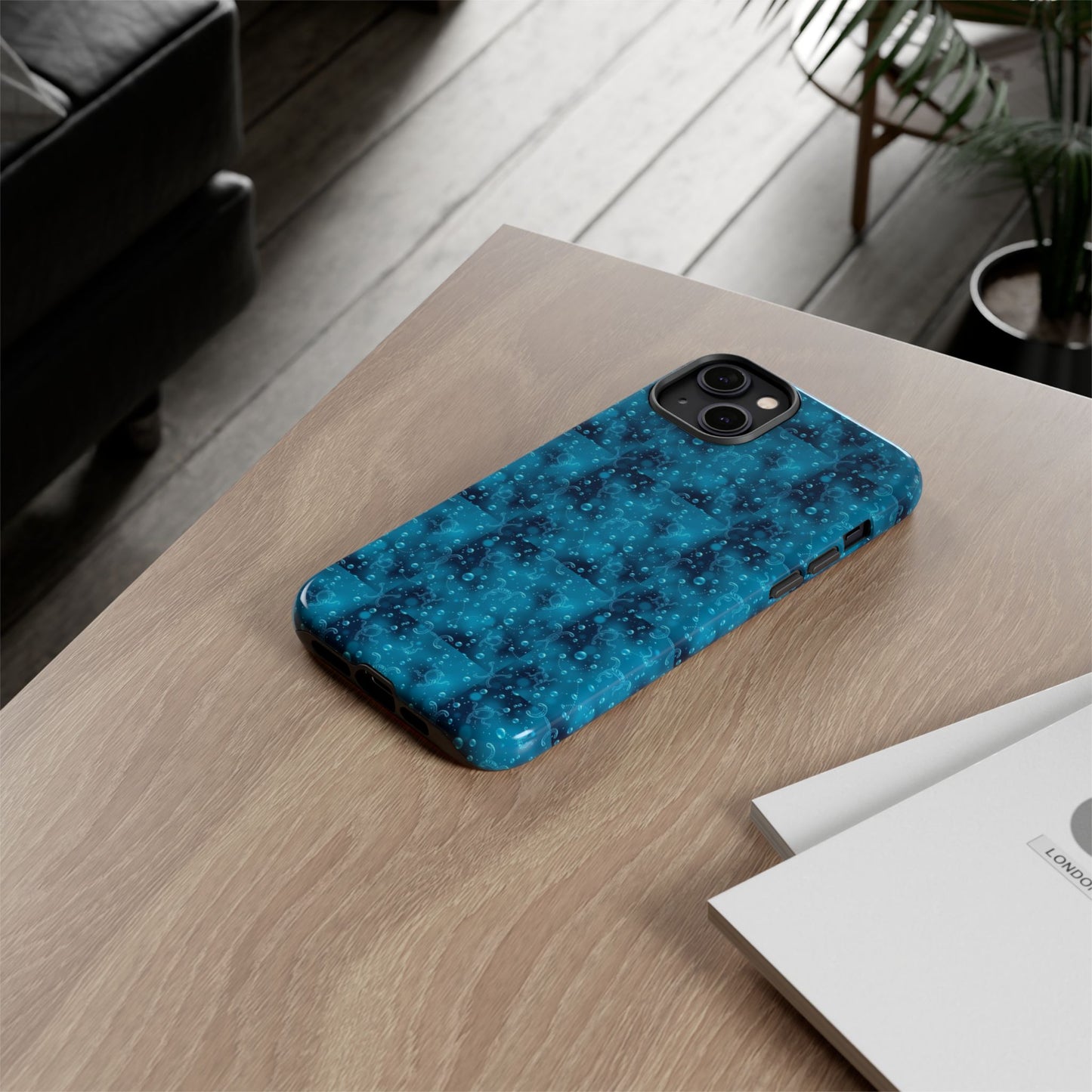 Tough Cases, Aquarius, Zodiac v3, Bubble Pattern