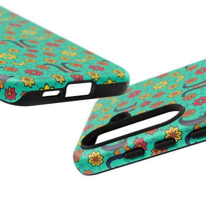 Tough Cases, Aquarius, Zodiac v2, Flower Pattern