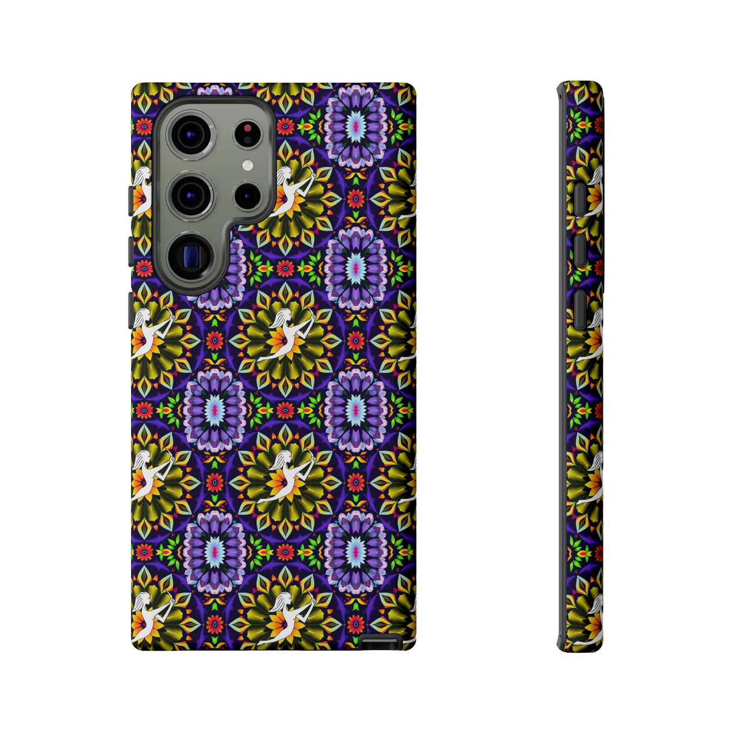 Tough Cases, Sagittarius, Zodiac v1, Flower Pattern