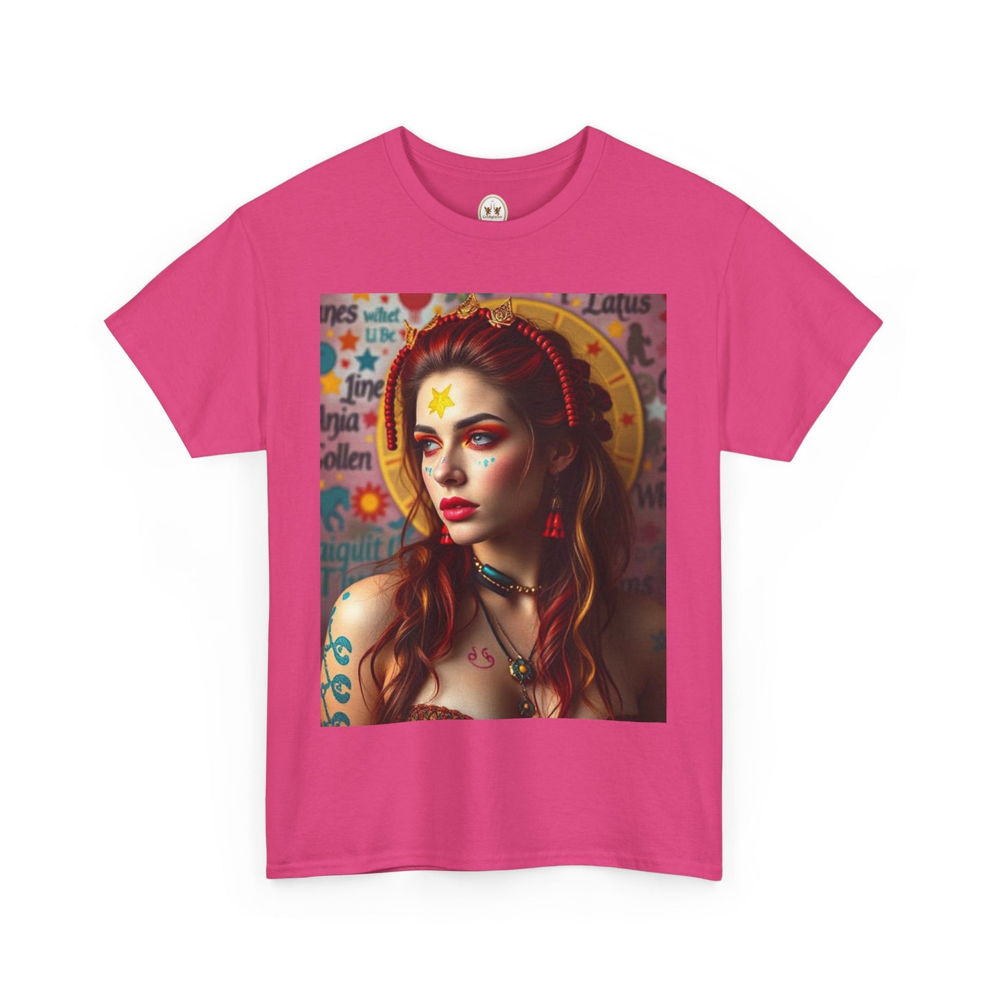 Unisex Heavy Cotton T-Shirt, Sagittarius, Zodiac, Sexy Art