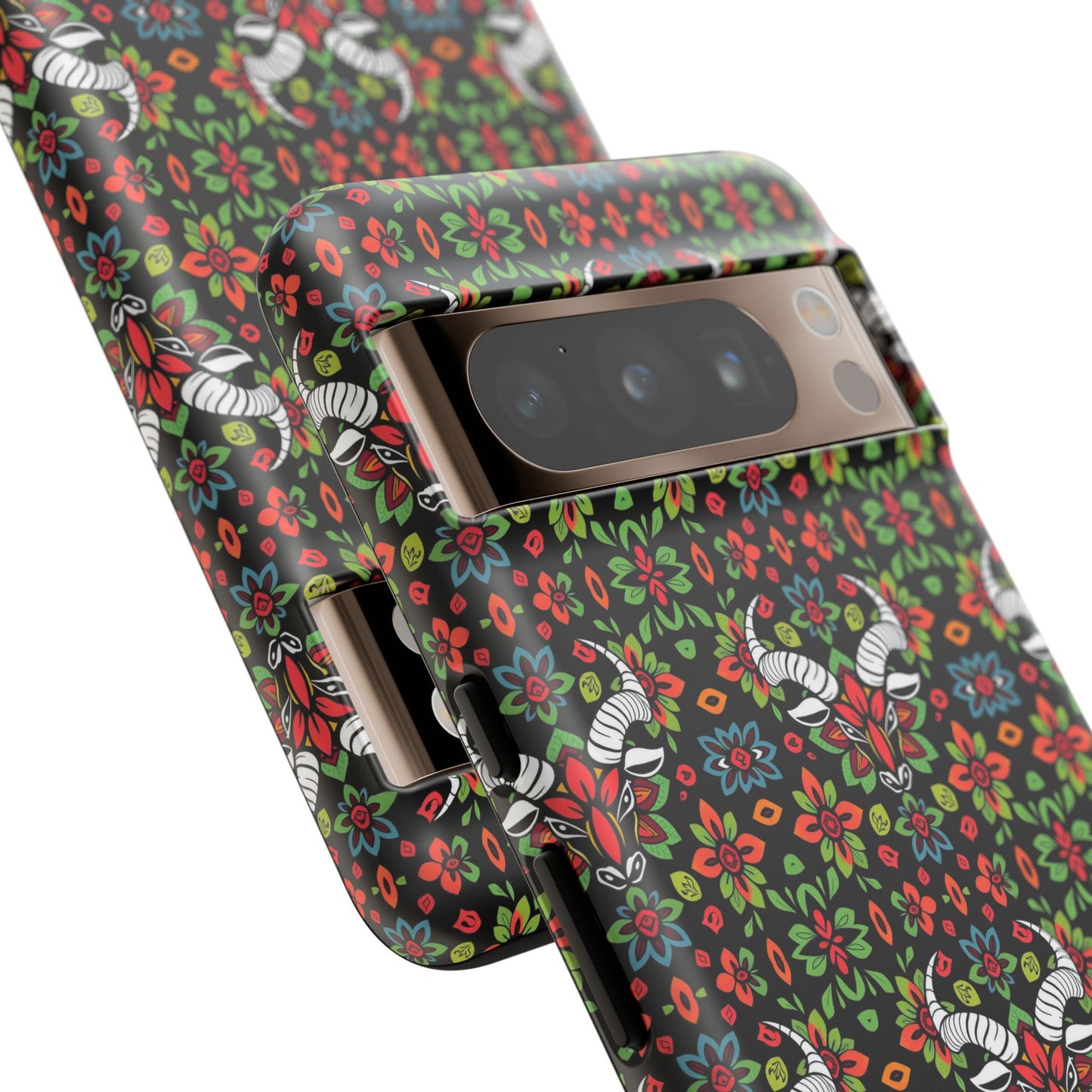Tough Cases, Taurus, Zodiac v2, Flower Pattern