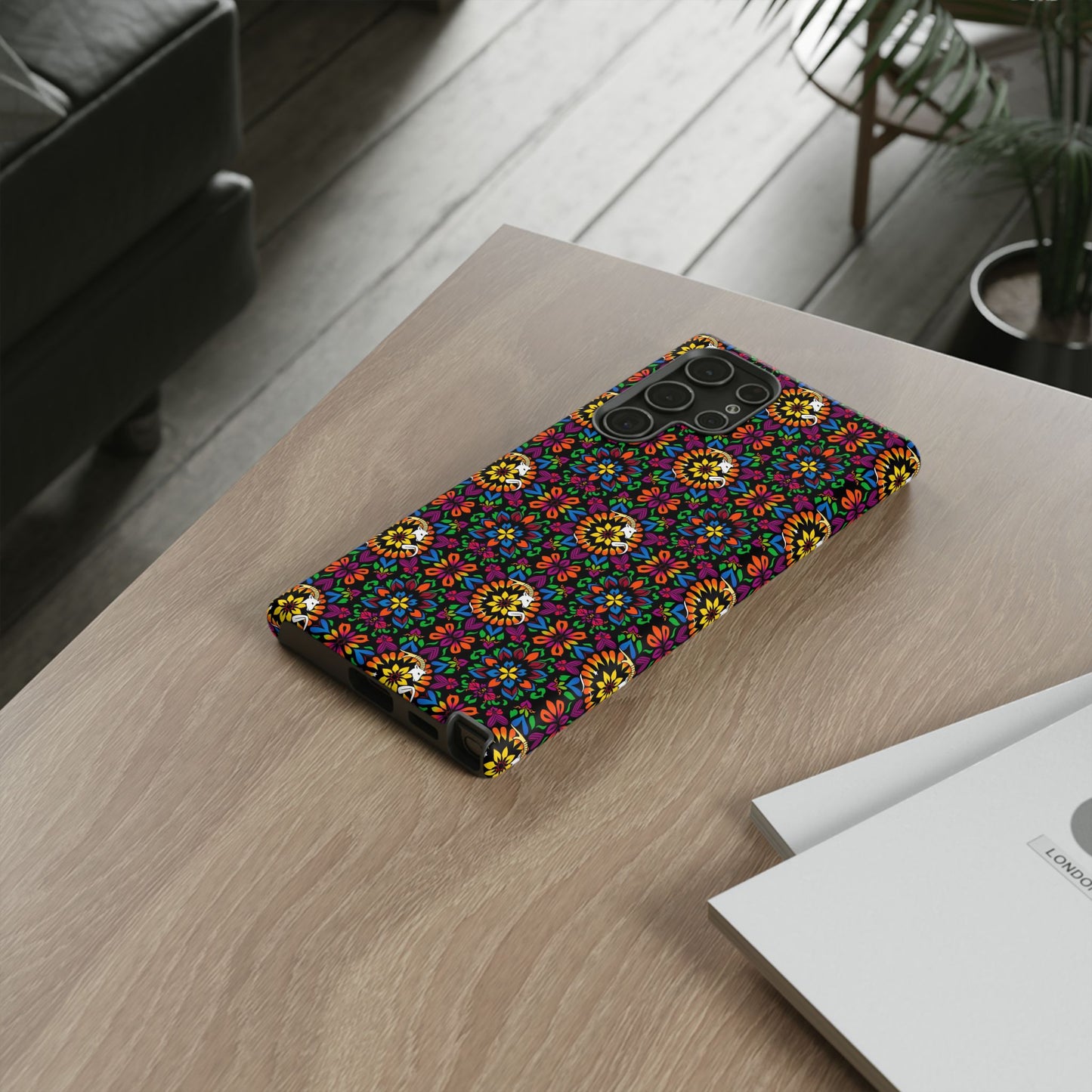 Tough Cases, Capricorn, Zodiac v2, Flower Pattern