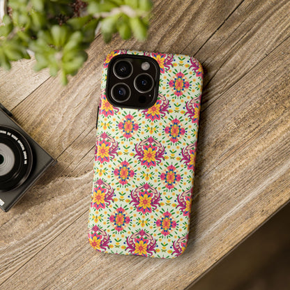Tough Cases, Cancer, Zodiac v3, Flower Pattern