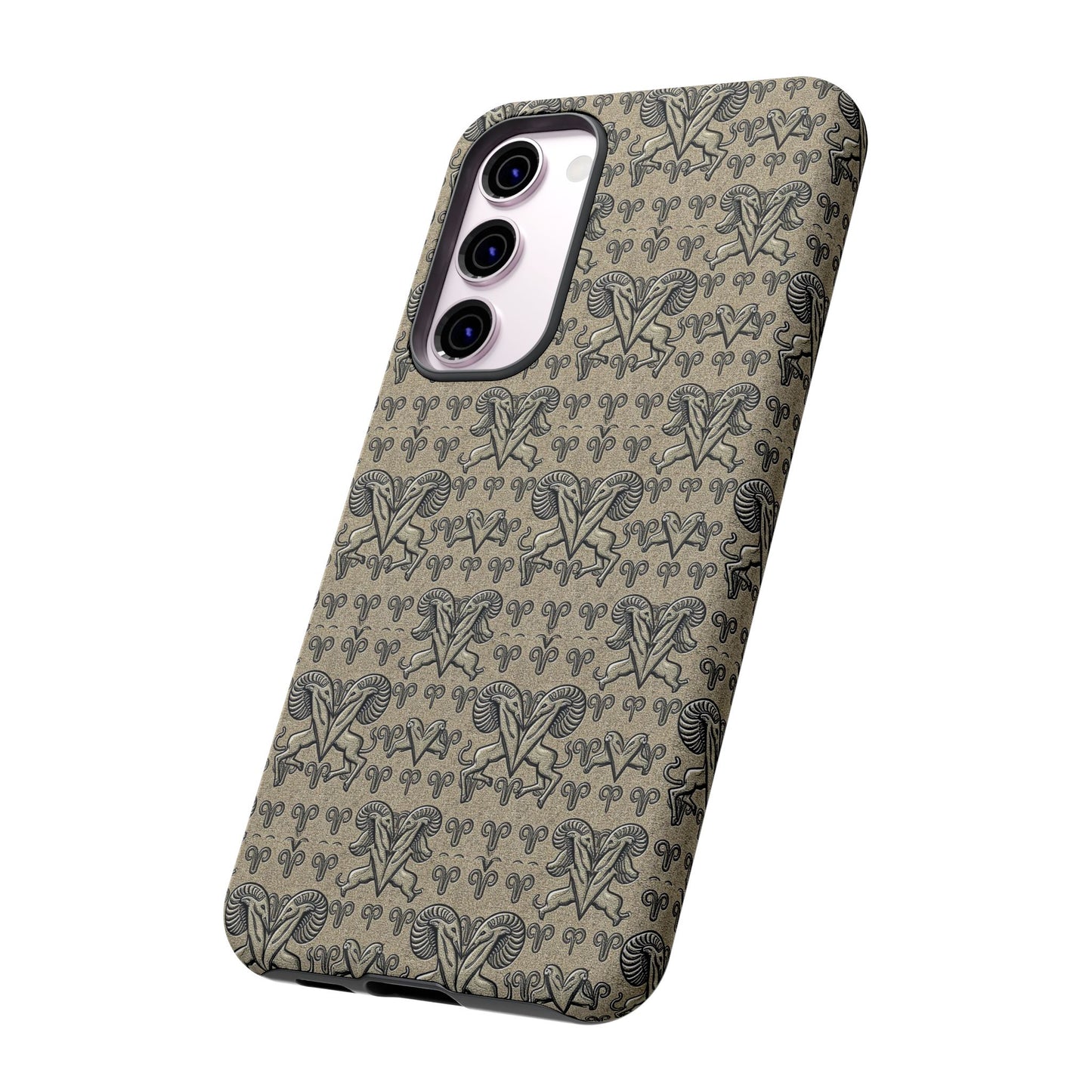 Tough Cases, Aries, Zodiac, Metal Pattern