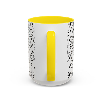 Accent Coffee Mug with the Cancer sign (11, 15oz)
