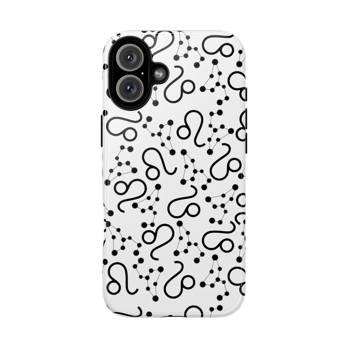 Tough Cases with the Leo Zodiac sign for iPhone, Samsung Galaxy, and Google Pixel devices