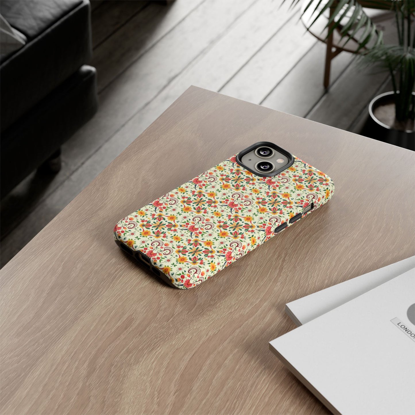 Tough Cases, Aries, Zodiac, Flower Pattern