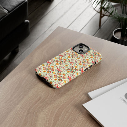 Tough Cases, Aries, Zodiac, Flower Pattern