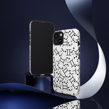 Tough Cases with the Gemini Zodiac sign for iPhone, Samsung Galaxy, and Google Pixel devices